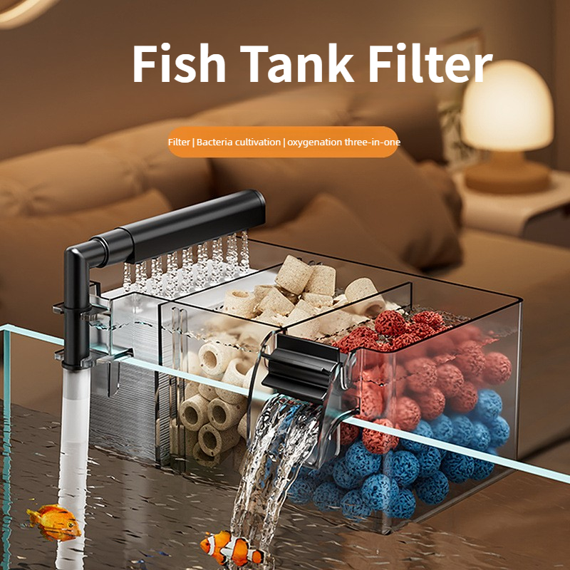 Aquarium Fish Jar - Small Hang-on Aquarium Filter Box Quiet