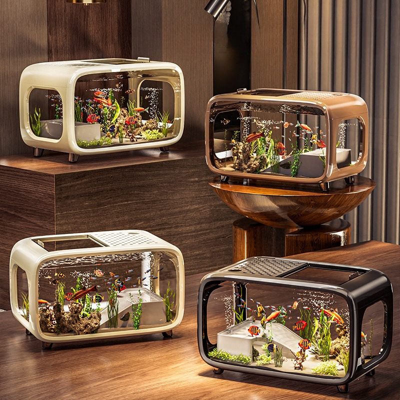 Aquarium Xxl - Luxury Covered Desktop Fish Tank High
