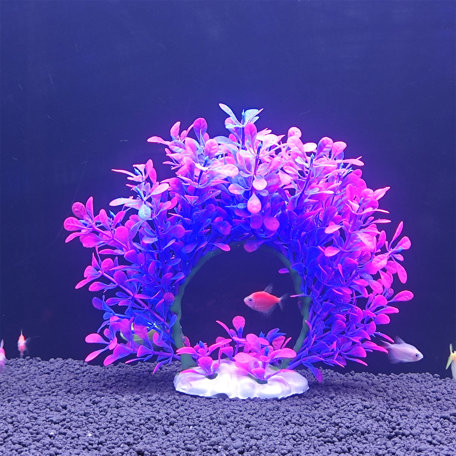 Aquarium Fish Green - Underwater Wreath Artificial Underwater Plastic Plants