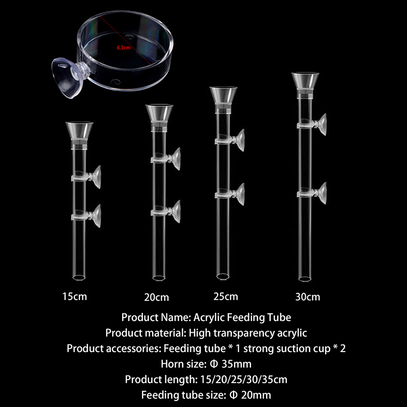 Aquarium Fish In Bowl - ⭐ Acrylic Aquarium Feeder Tube Dish