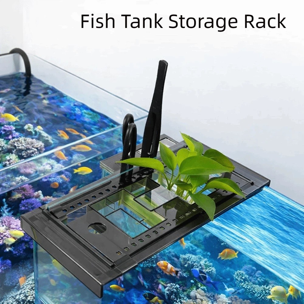 Aquarium Fish Green - Green Plant Tray Adjustable Fish Tank