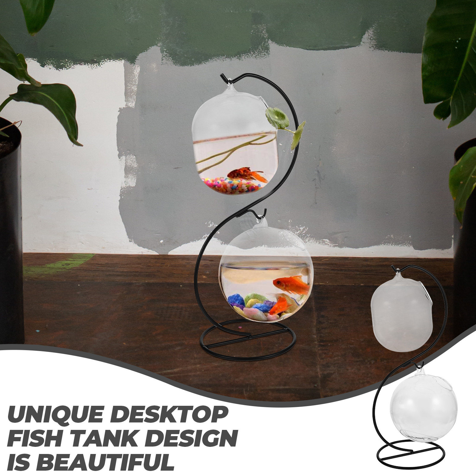 1Set Desktop Fish Tank Multi-F - огляд і ціна Aquarium Fish In Bowl