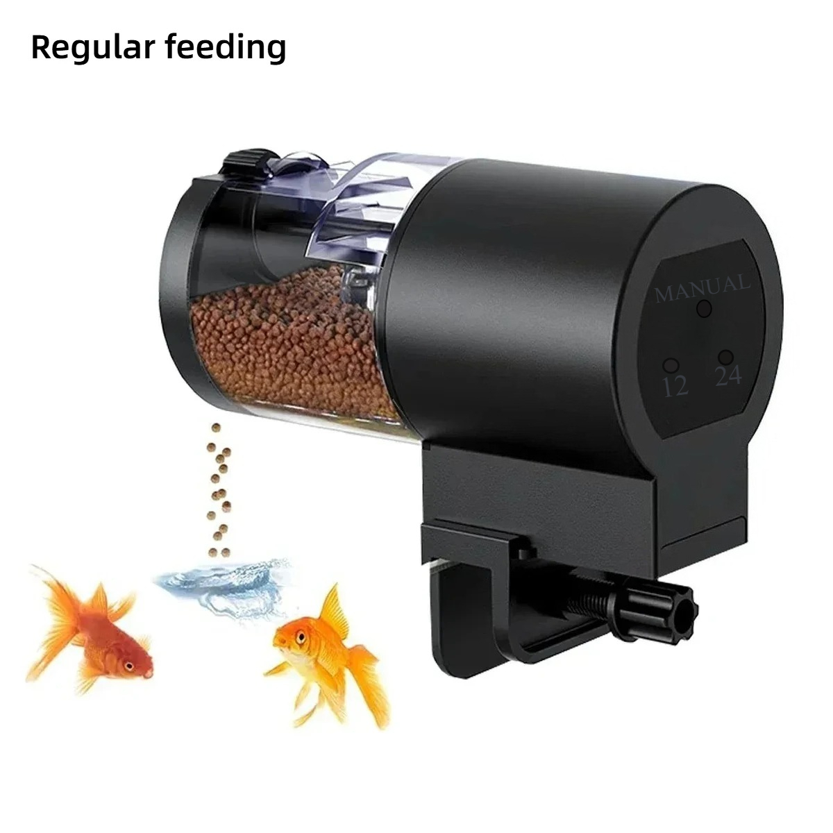 Automatic Fish Feeder 100ML Ca - огляд і ціна Aquarium Fish Feeder Automatic