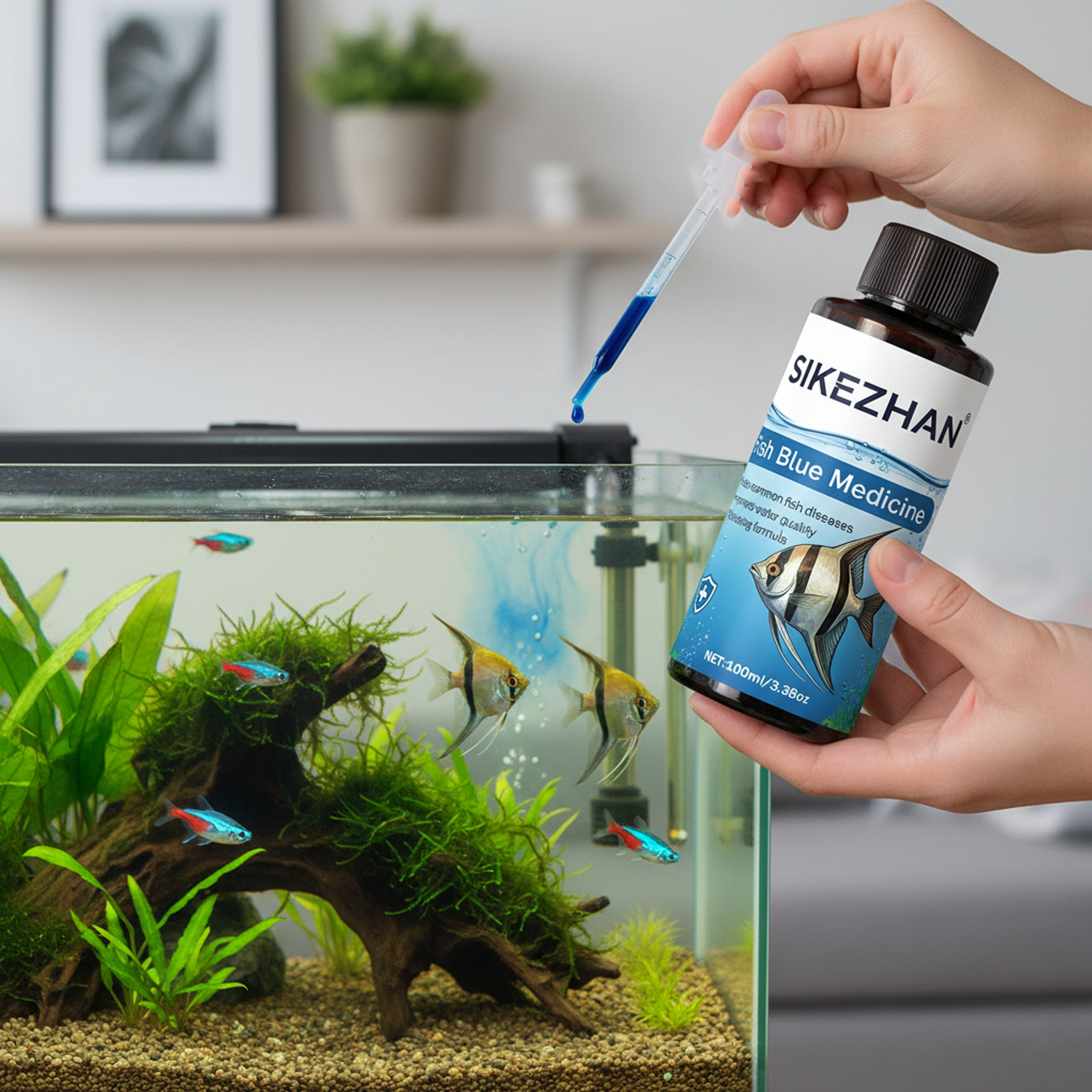 Large 500ml Methylene Blue Fis - огляд і ціна Aquarium Xxl