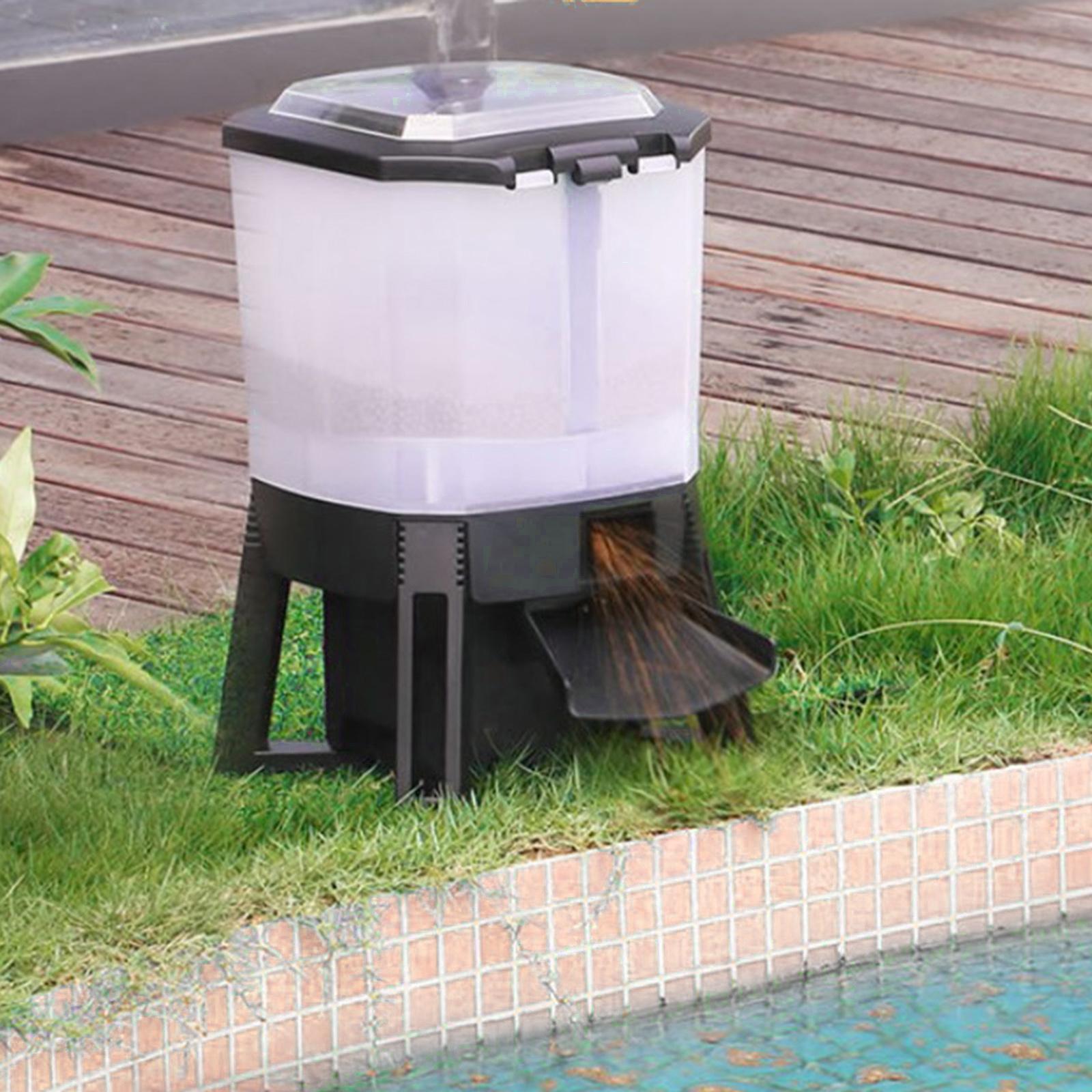6L Adjustable Solar Automatic  - огляд і ціна Aquarium Fish Feeder Automatic