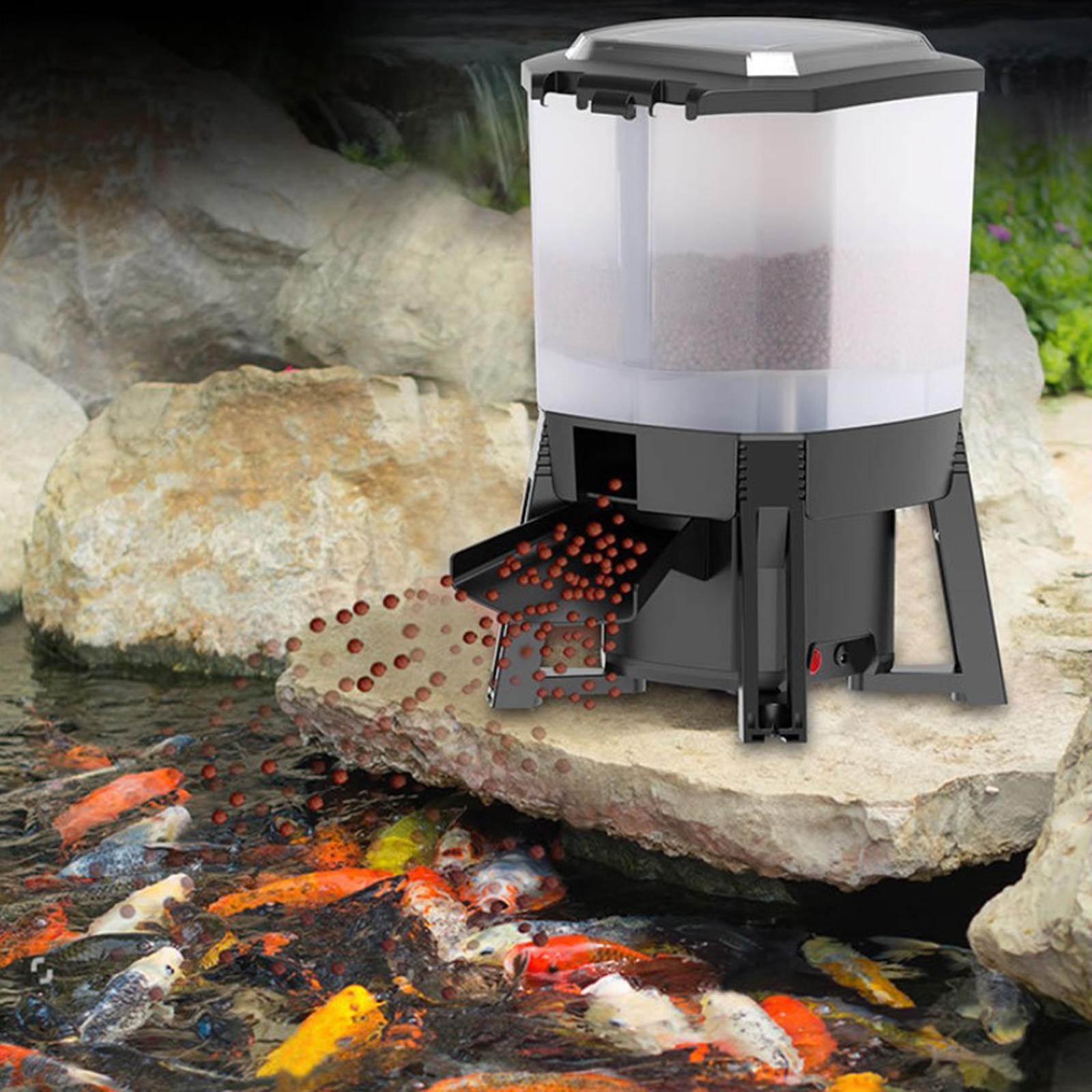 6L Adjustable Solar Automatic  - огляд і ціна Aquarium Fish Feeder Automatic