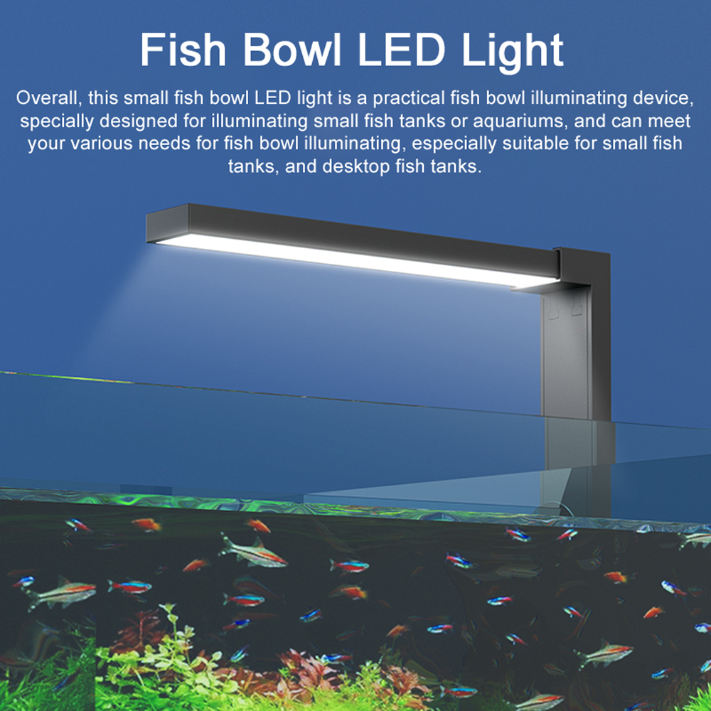 ABS Small Fish Bowl LED Light  - огляд і ціна Aquarium Fish Jar