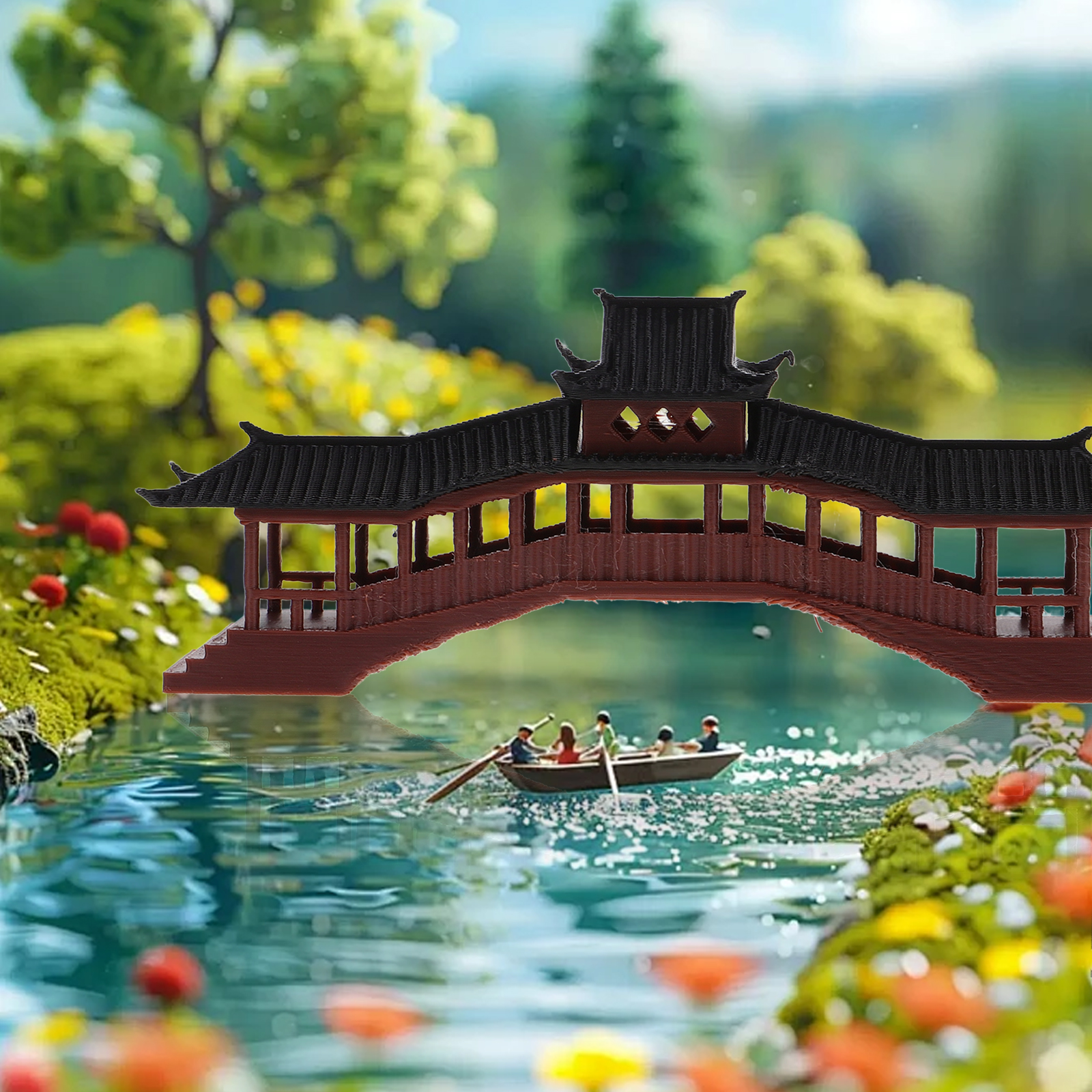 Mini Plastic Pavilion Statue M - огляд і ціна Aquarium Fish Names