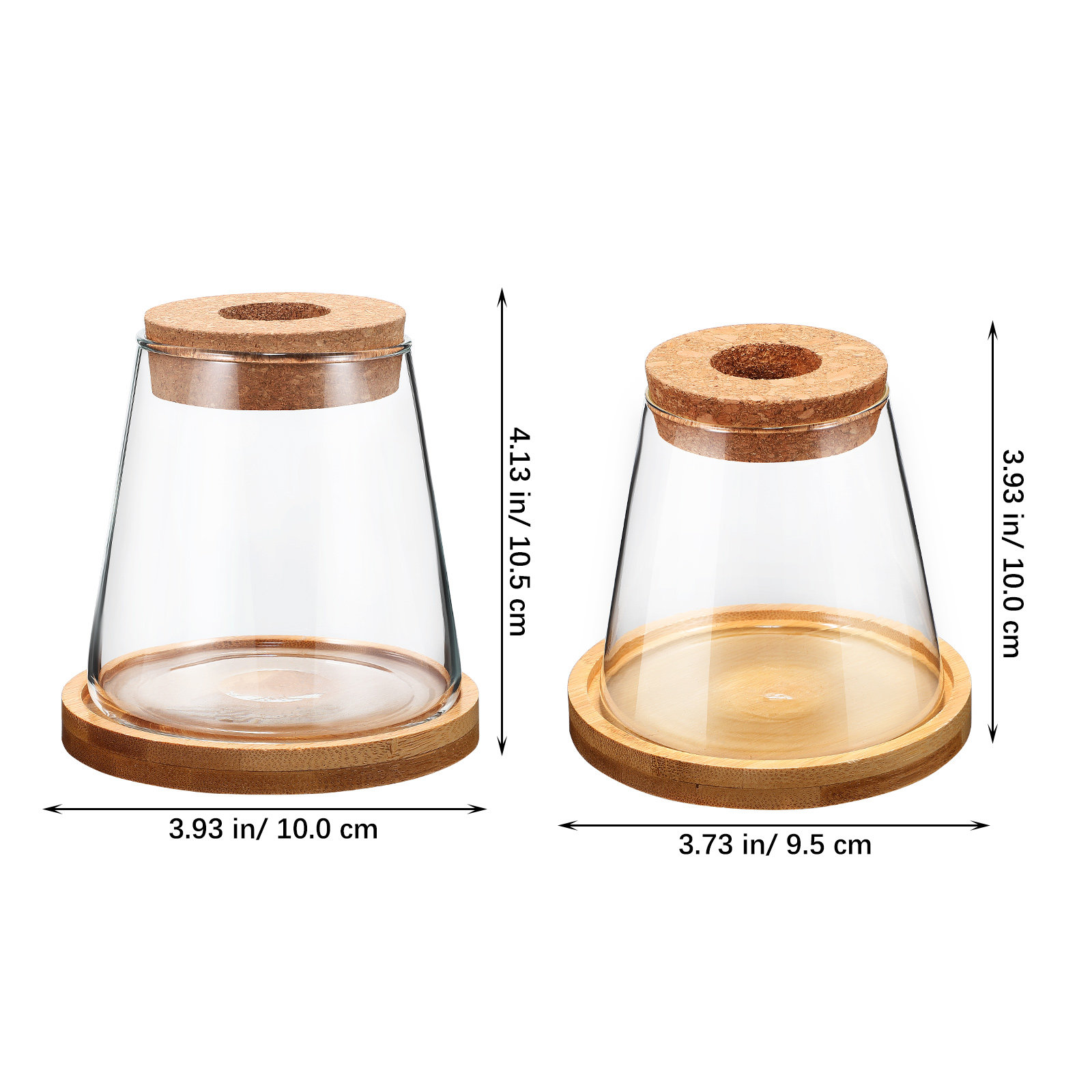 2Pcs Water Planters Glass Prop - огляд і ціна Aquarium Fish Jar