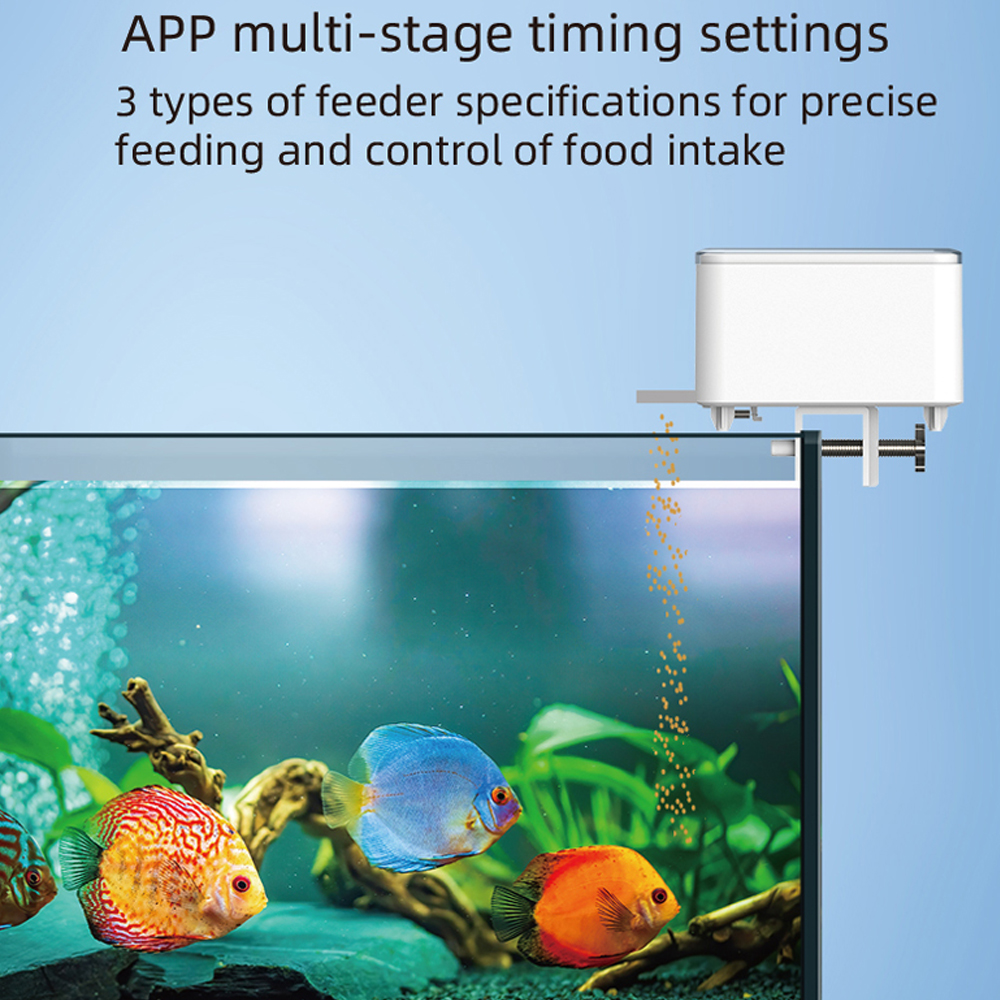 WiFi Smart Automatic Feeder Aq - огляд і ціна Aquarium Fish Feeder Automatic