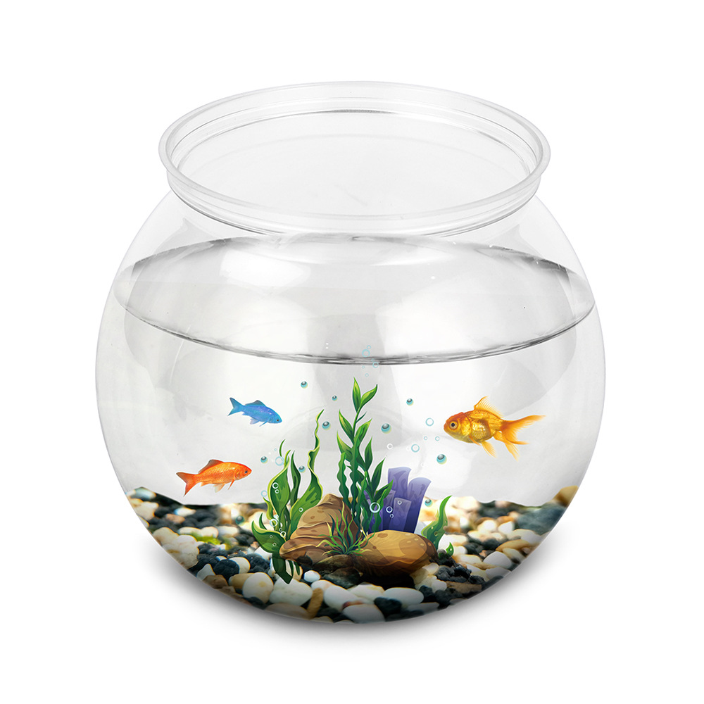 Fish Bowl Plastic L M S Sizes  - огляд і ціна Aquarium Fish Jar