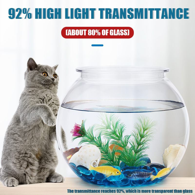 Fish Bowl Plastic L M S Sizes  - огляд і ціна Aquarium Fish Jar