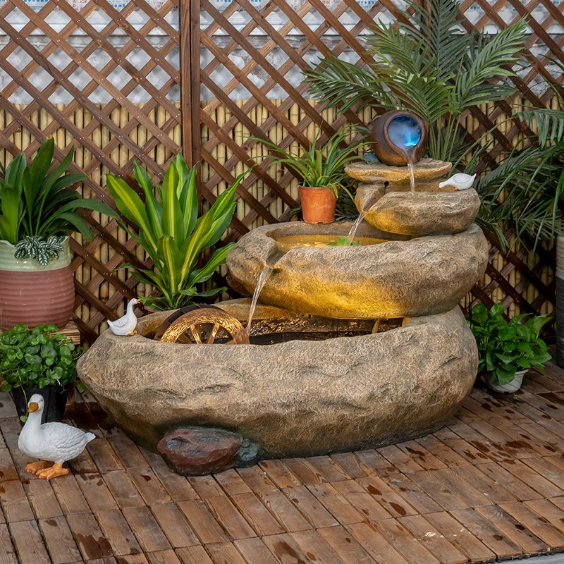 Outdoor Balcony Fish Pond Cour - огляд і ціна Aquarium Fish In Pond