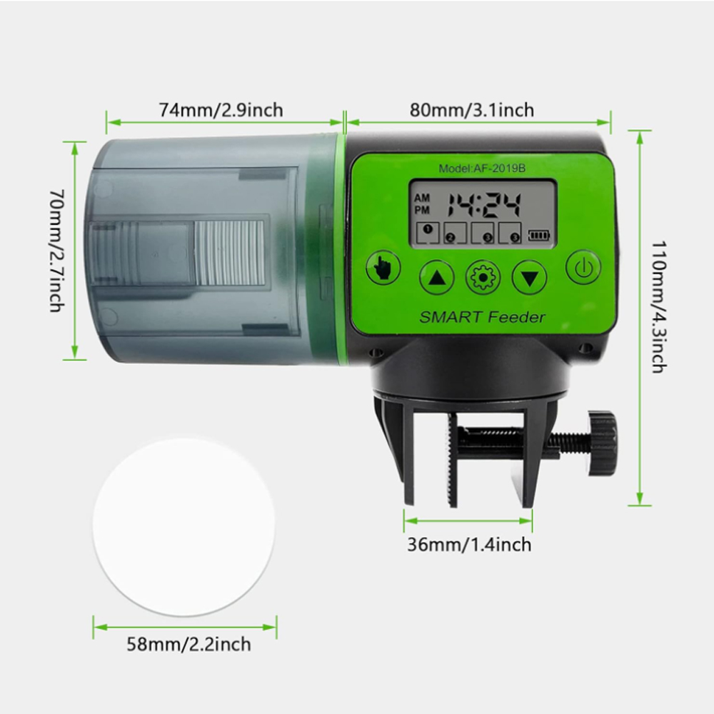 Automatic fish tank feeder int - огляд і ціна Aquarium Fish Feeder Automatic