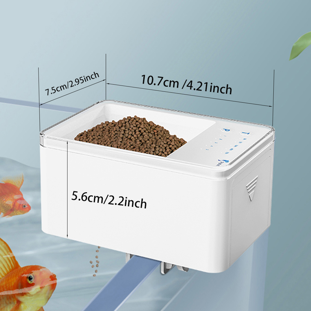 100ML Large Capacity Fish Feed - огляд і ціна Aquarium Fish Feeder Automatic
