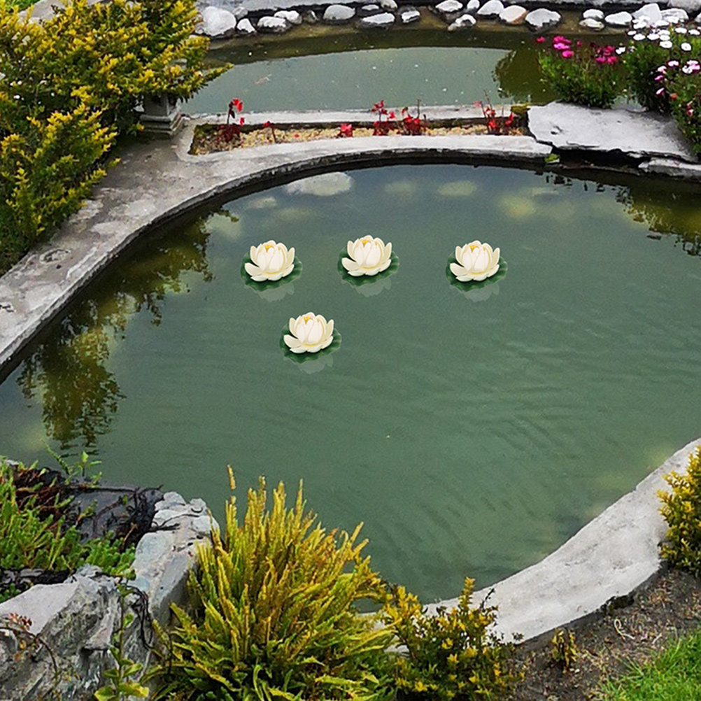 6Pcs Artificial Lotus Flower D - огляд і ціна Aquarium Fish In Pond