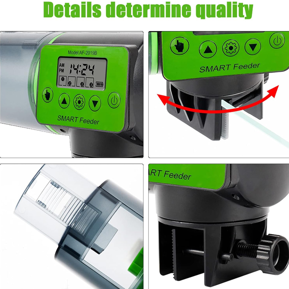 AF-2019B Automatic Fish Feeder - огляд і ціна Aquarium Fish Feeder Automatic