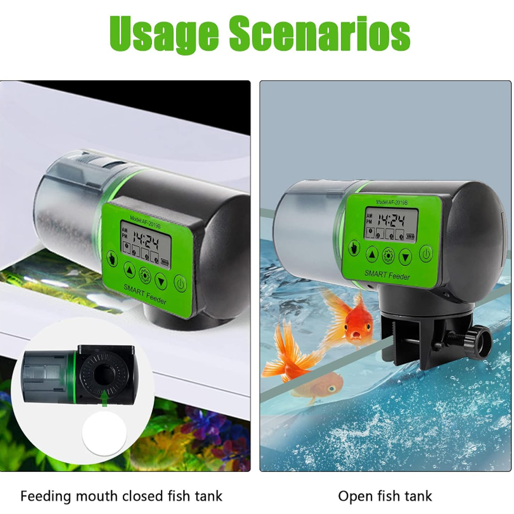AF-2019B Automatic Fish Feeder - огляд і ціна Aquarium Fish Feeder Automatic