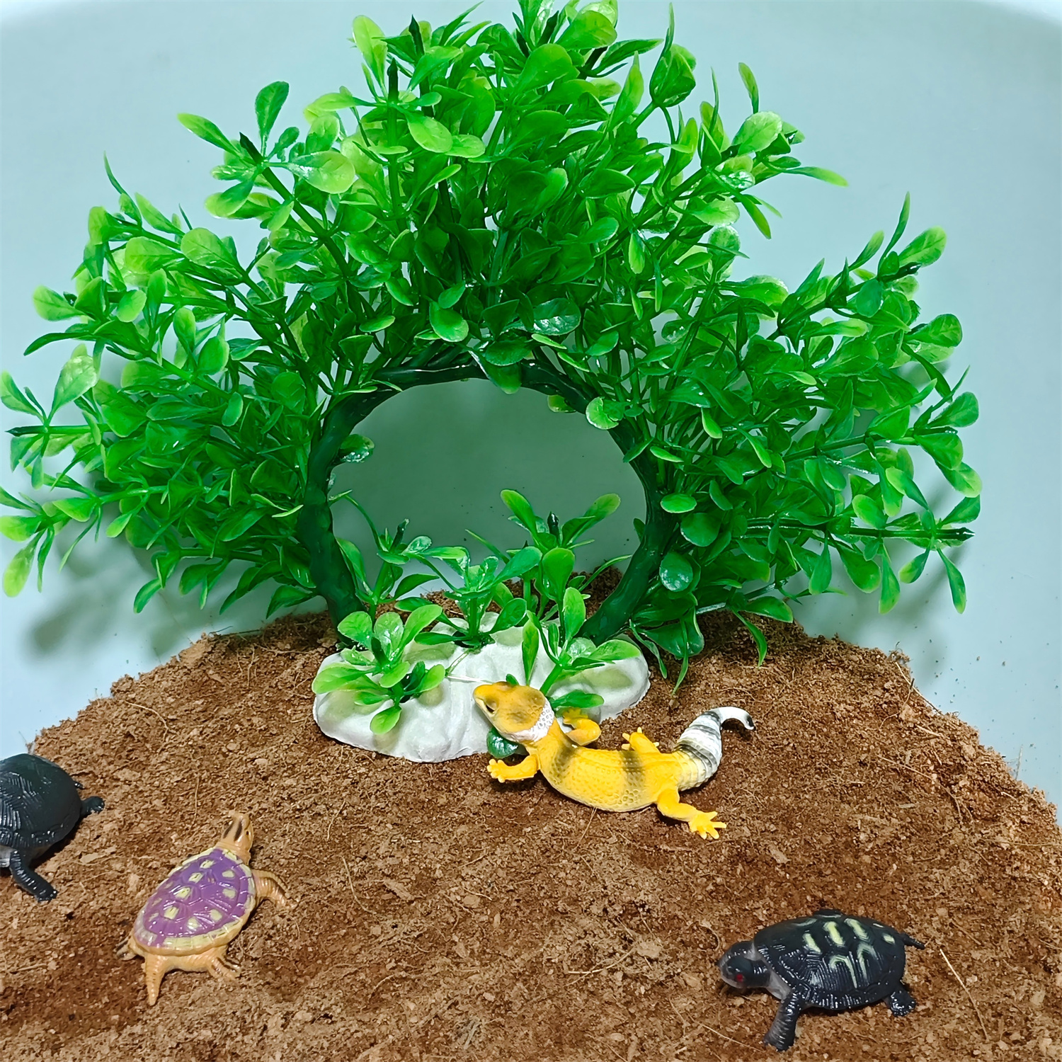 Underwater Wreath Artificial U - огляд і ціна Aquarium Fish Green