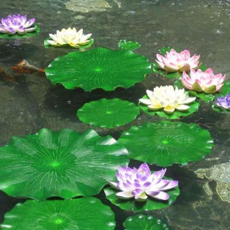 2026 Artificial Water Lily Lot - огляд і ціна Aquarium Fish In Pond
