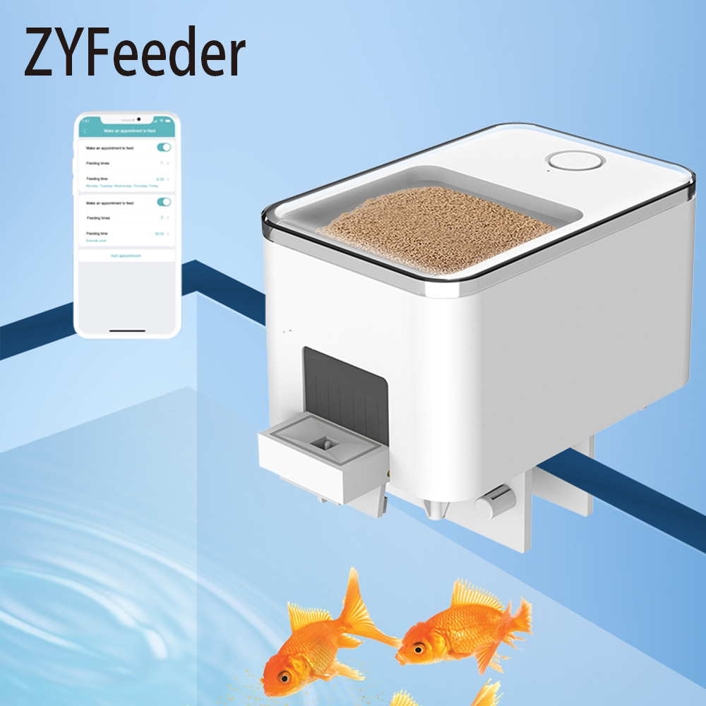 1PC WIFI/Button Version automa - огляд і ціна Aquarium Fish Feeder Automatic