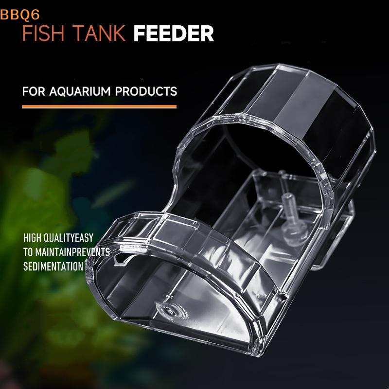 *1Pcs Transparent Acrylic Wall - огляд і ціна Aquarium Fish Feeder Automatic