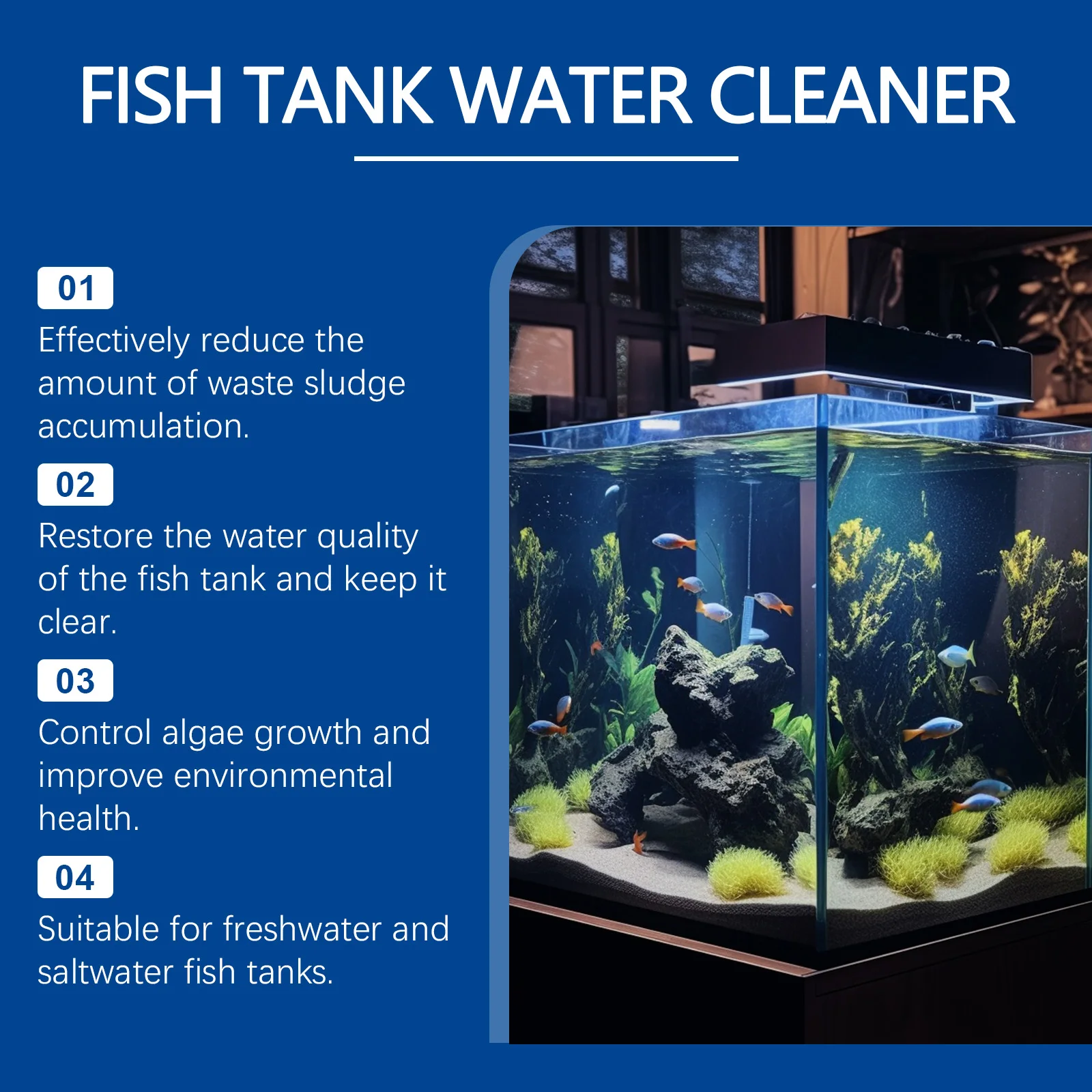Algae Remover for Fish Tanks,  - огляд і ціна Aquarium Fish Green