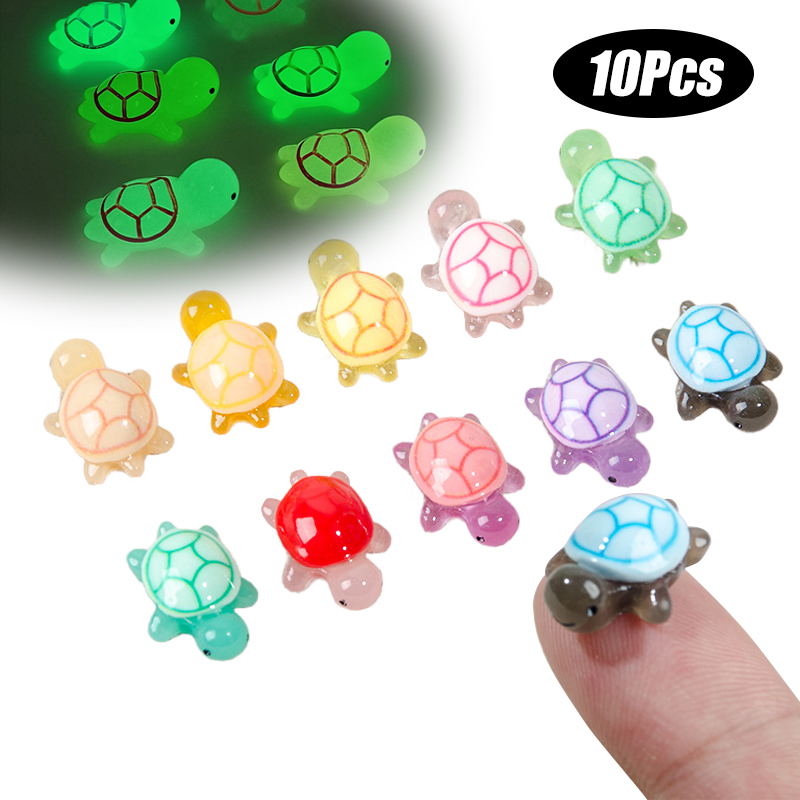 10Pcs Mini Luminous Turtle Hom - огляд і ціна Aquarium Fish Names