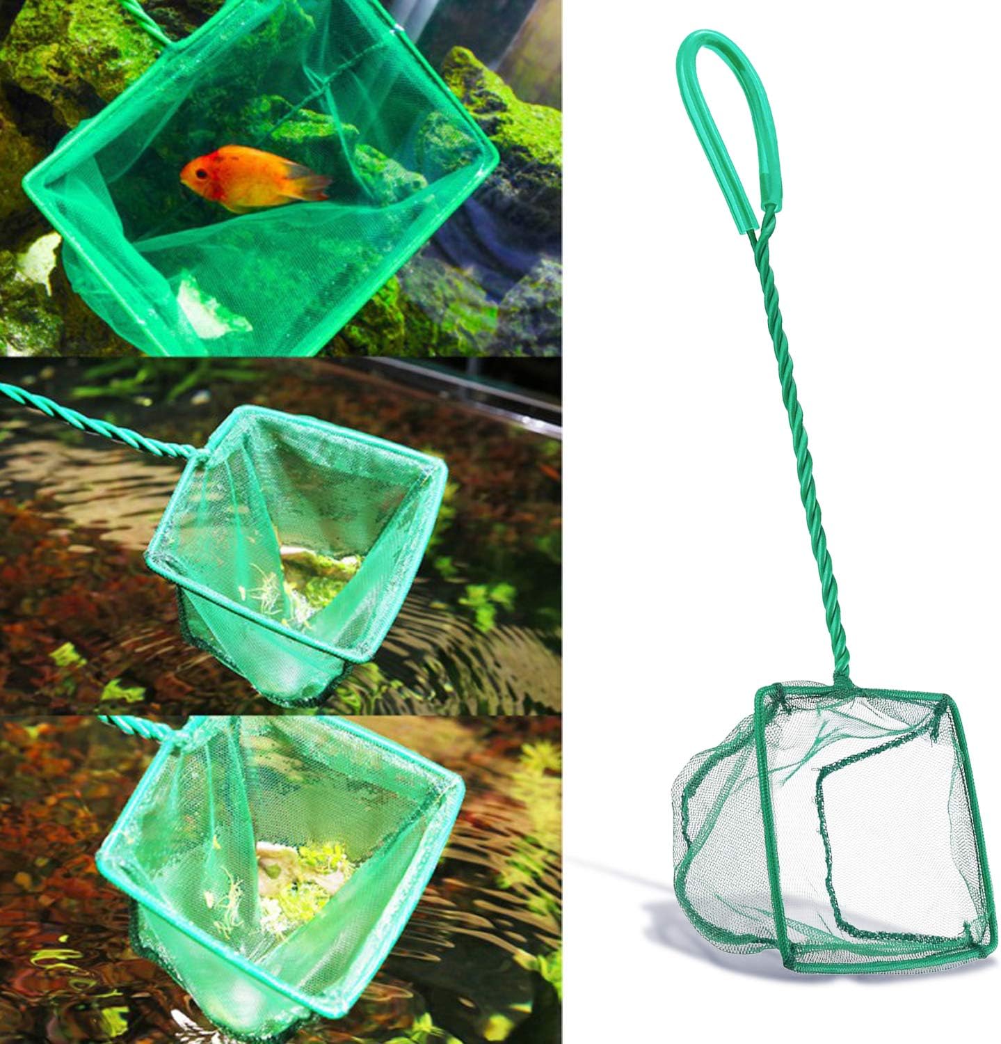 4 Inch Small Mesh Fish Catch N - огляд і ціна Aquarium Fish Net Small