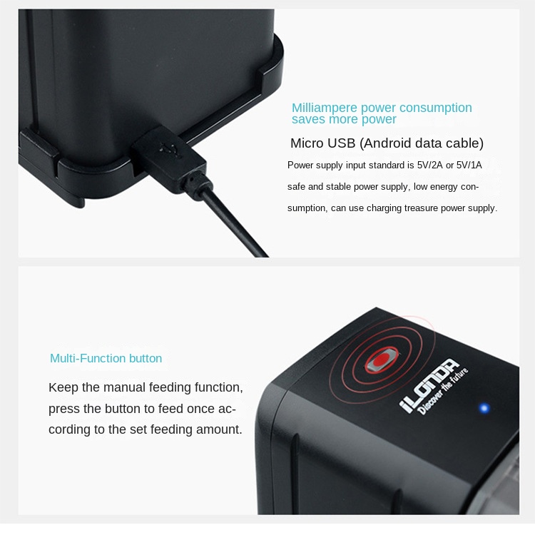 iLONDA Fish Tank Aquarium WiFi - огляд і ціна Aquarium Fish Feeder Automatic