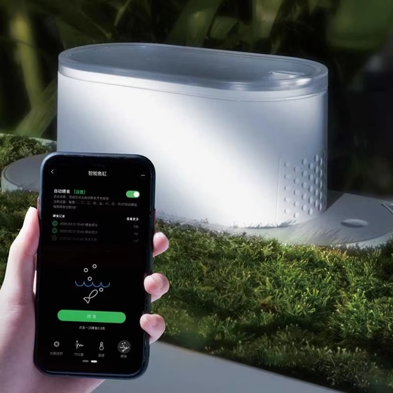 Desktop Smart Aquarium Fish Ta - огляд і ціна Aquarium Fish Feeder Automatic