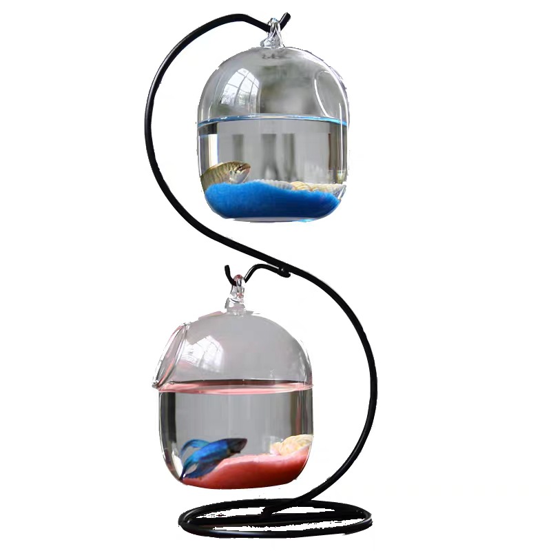 Creative Double-deck Suspended - огляд і ціна Aquarium Fish Jar