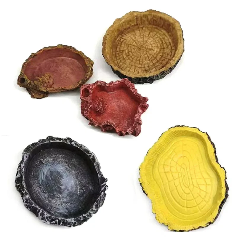 Pet Reptile Feeder Bowl Resin  - огляд і ціна Aquarium Fish Jar