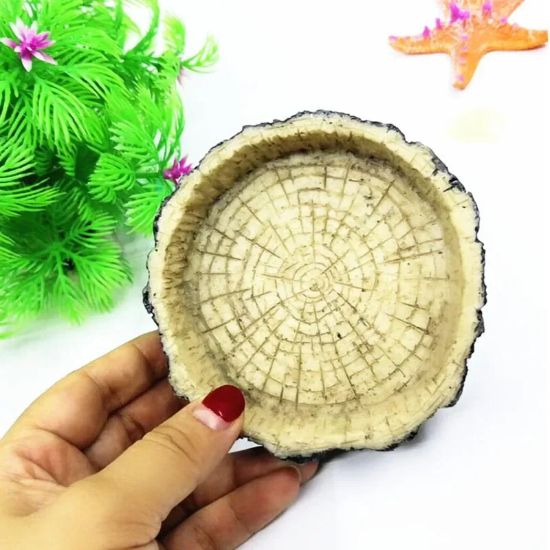 Pet Reptile Feeder Bowl Resin  - огляд і ціна Aquarium Fish Jar