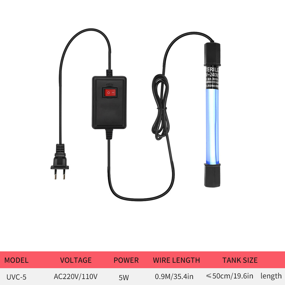 5W/11W Aquarium Clean Light UV - огляд і ціна Aquarium Fish Green