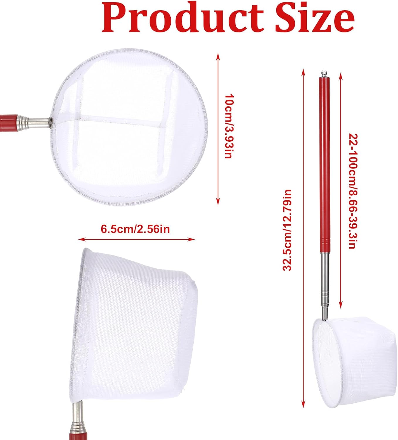 4 Inch Small Round Aquarium Fi - огляд і ціна Aquarium Fish Net Small