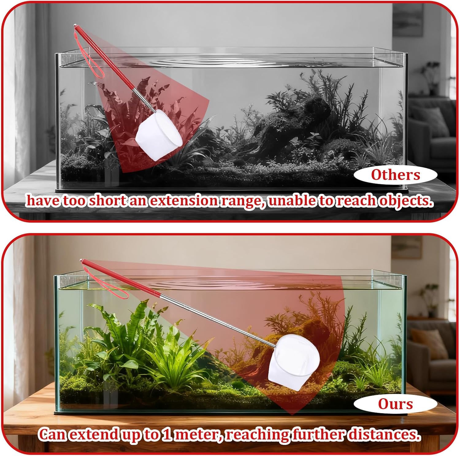 4 Inch Small Round Aquarium Fi - огляд і ціна Aquarium Fish Net Small