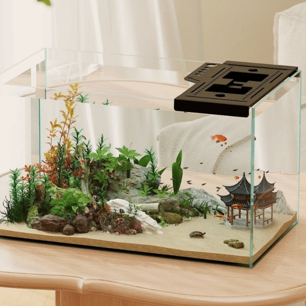 Green Plant Tray Adjustable Fi - огляд і ціна Aquarium Fish Green