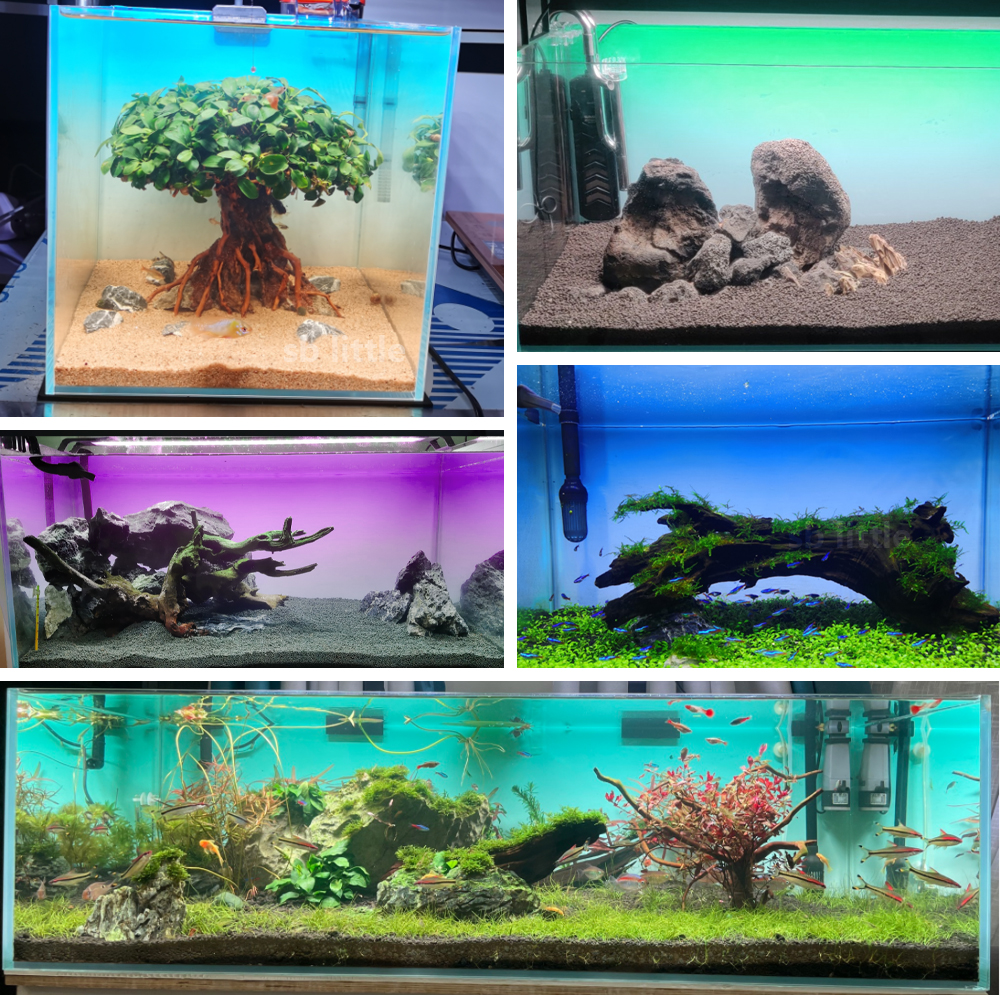 Fish Tank Background Sticker B - огляд і ціна Aquarium Fish Green