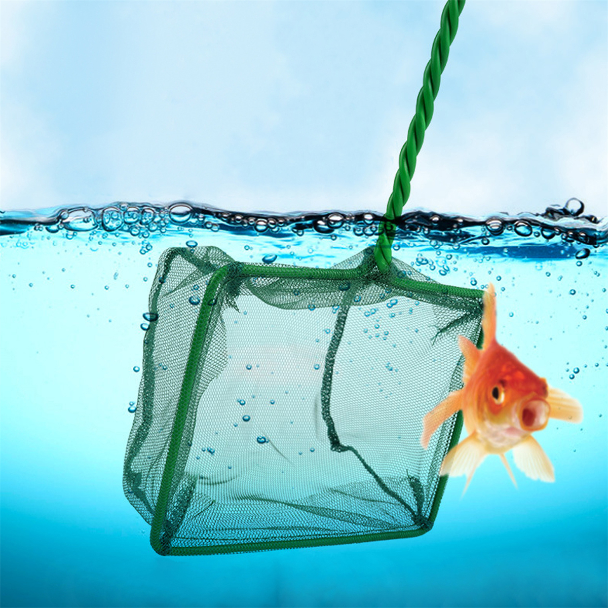 3~10 Inch Portable Nylon Green - огляд і ціна Aquarium Fish Net Small