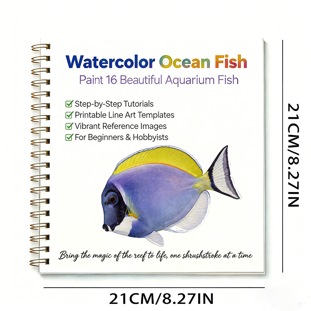 Beginner Watercolor Drawing Bo - огляд і ціна Fish Aquarium Guide