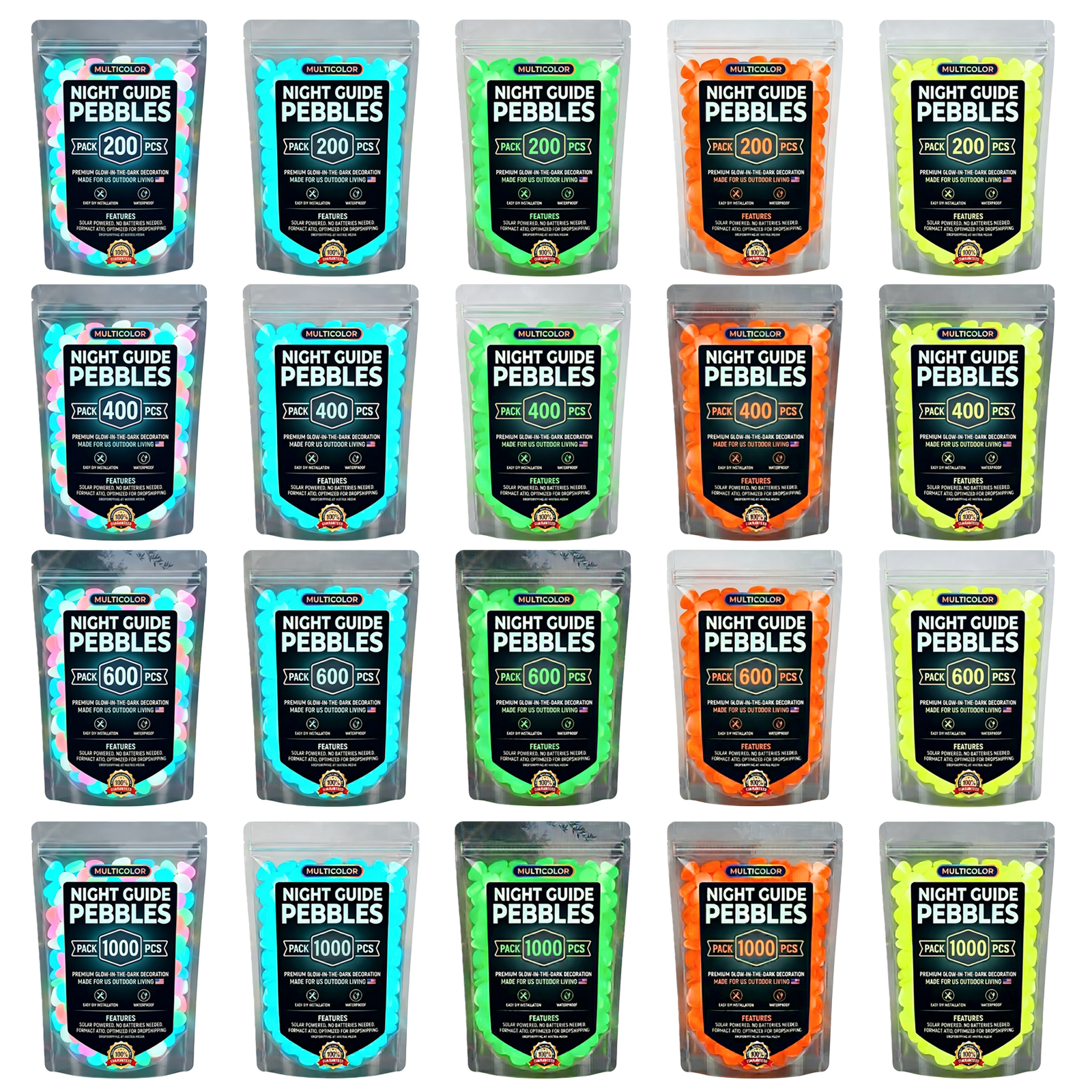 200/400/600/1000pcs Glow In Th - огляд і ціна Fish Aquarium Guide